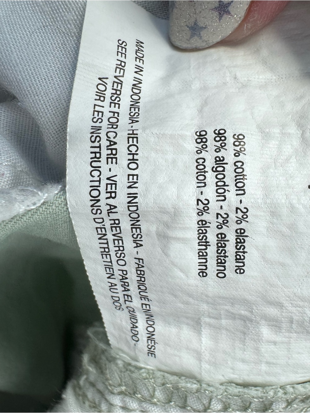 Gloria Vanderbilt Pale Mint Green High-Rise Slim Shorts - Picture 5 of 6